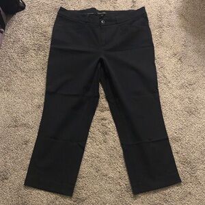 Banana Republic Black Cropped Trousers